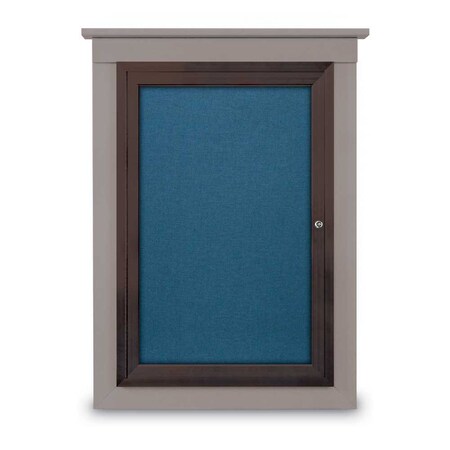 United Visual Products Sliding Glass Door Radius Letterboard, 36"x24", Gold/White Vinyl UV9020ACS3624-GOLD-WHITE